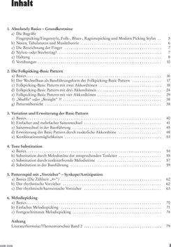 Inhaltsverzeichnis