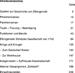 Inhaltsverzeichnis - Teil 4