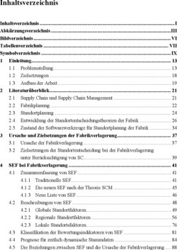 Inhaltsverzeichnis