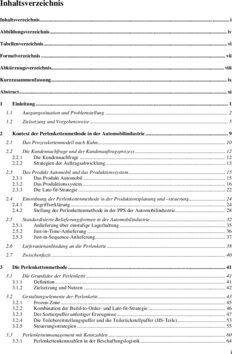 Inhaltsverzeichnis