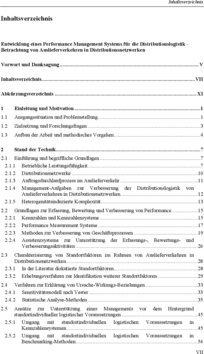 Inhaltsverzeichnis