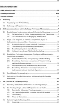 Inhaltsverzeichnis