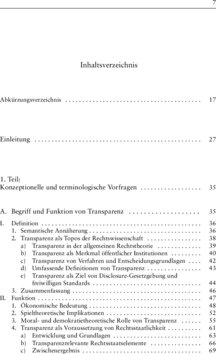 Inhaltsverzeichnis
