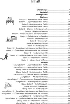 Inhaltsverzeichnis