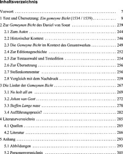 Inhaltsverzeichnis 1