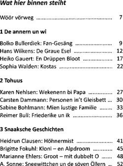 Inhaltsverzeichnis 1