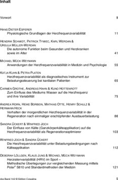 Inhaltsverzeichnis