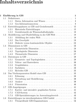 Inhaltsverzeichnis