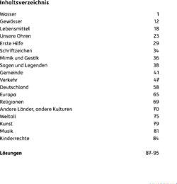 Inhaltsverzeichnis 1
