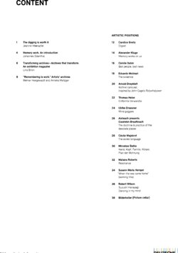 Inhaltsverzeichnis 1