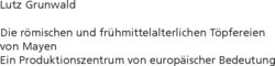 Inhaltsverzeichnis