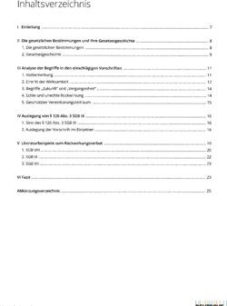 Inhaltsverzeichnis 1