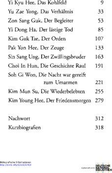 Inhaltsverzeichnis 1