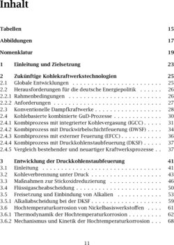 Inhaltsverzeichnis