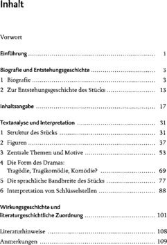 Inhaltsverzeichnis - Frank Wedekind, Frühlings Erwachen / interpretiert von Klaus Gladiator