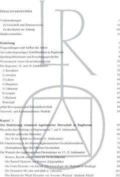 Inhaltsverzeichnis