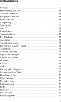Inhaltsverzeichnis
