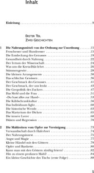 Inhaltsverzeichnis