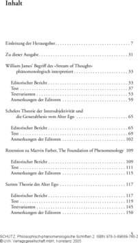 Inhaltsverzeichnis