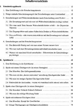 Inhaltsverzeichnis 1