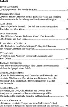 Inhaltsverzeichnis 1
