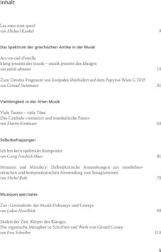 Inhaltsverzeichnis