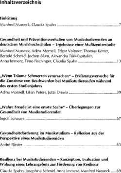 Inhaltsverzeichnis 1