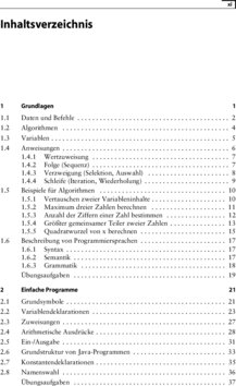 Inhaltsverzeichnis