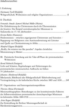 Inhaltsverzeichnis
