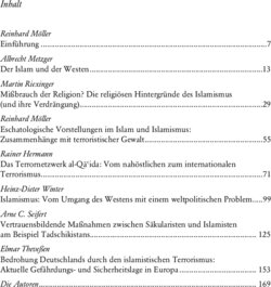 Inhaltsverzeichnis