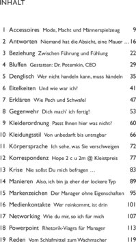 Inhaltsverzeichnis
