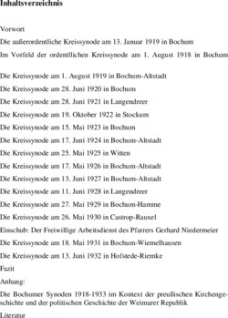 Inhaltsverzeichnis