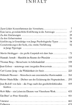 Inhaltsverzeichnis 1
