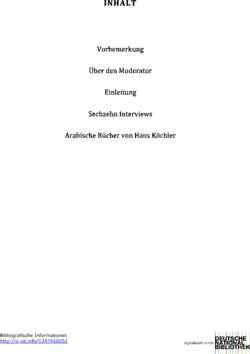 Inhaltsverzeichnis 1