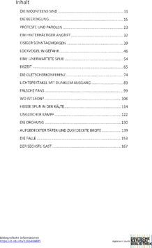 Inhaltsverzeichnis 1