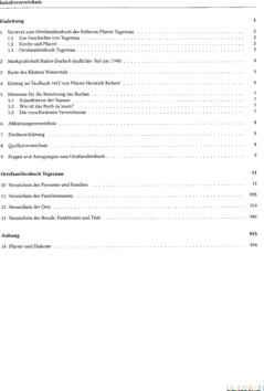 Inhaltsverzeichnis 1