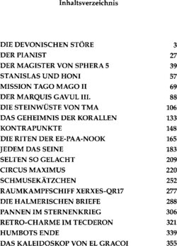 Inhaltsverzeichnis 1