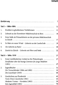 Inhaltsverzeichnis 1