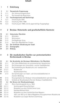 Inhaltsverzeichnis
