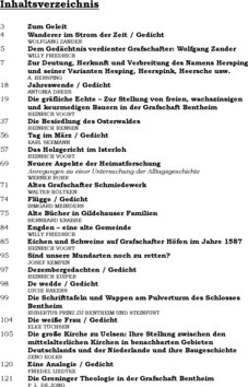 Inhaltsverzeichnis