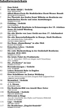 Inhaltsverzeichnis
