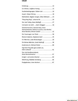 Inhaltsverzeichnis 1