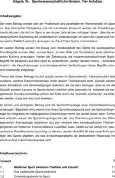 Inhaltsverzeichnis
