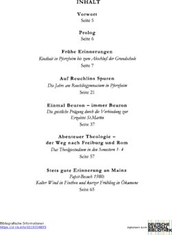 Inhaltsverzeichnis 1