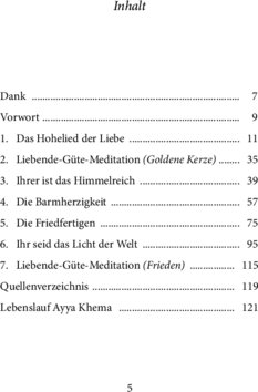 Inhaltsverzeichnis