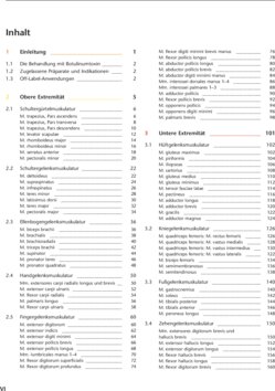 Inhaltsverzeichnis