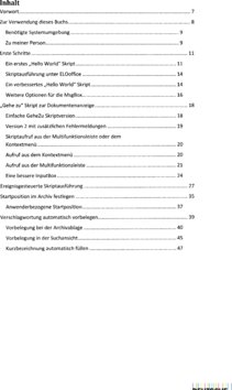 Inhaltsverzeichnis 1