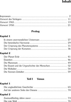 Inhaltsverzeichnis