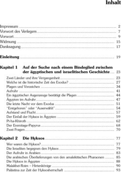 Inhaltsverzeichnis