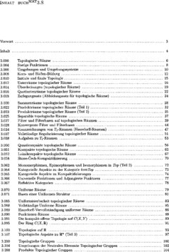 Inhaltsverzeichnis - 323 Aufgaben mit Bearbeitungen zu BuchMAT3 - S.